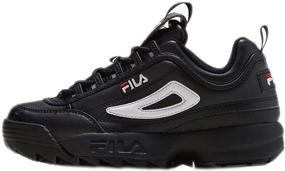 img 4 attached to Fila DISRUPTORS Sneaker Black White