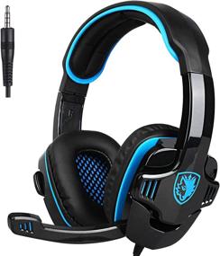 img 4 attached to 🎧 SADES SA708GT Gaming Headset: Xbox One, PS4, PC Compatible, Volume Controller, Noise Cancelling Mic, Bass Surround, Soft Memory Earmuffs