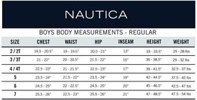 img 1 attached to Nautica Boys' 4-Piece Vest Set: 👕 Dress Shirt, Bow Tie, Vest, and Pants