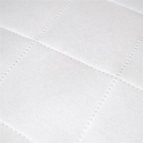img 3 attached to 👶 Kolcraft Baby Dri Waterproof Fitted Crib Mattress Pad Cover/Protector, White, 52" x 28" - Enhanced SEO