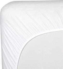 img 2 attached to 👶 Kolcraft Baby Dri Waterproof Fitted Crib Mattress Pad Cover/Protector, White, 52" x 28" - Enhanced SEO