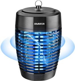 img 4 attached to 🪰 15W Electric Bug Zapper and Mosquito Lamp - High Powered 4000V Pest Zapper with 360° Waterproof Fly Trap, Suitable for Backyard, Garden, Patio, and Indoor Use