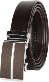 img 4 attached to 👔 CANDOR CLASS Leather Men's Accessories with Automatic Adjustable Feature