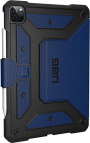 img 4 attached to 📱 Urban Armor Gear UAG Чехол для iPad Pro 12,9 дюйма (4-го поколения, 2020 год) Metropolis [Cobalt]: Тонкий, надежный и прошедший тест на падение защитный чехол