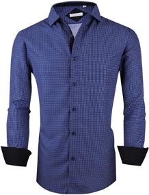 img 4 attached to 👕 Sleeve Printed Shirts Regular (Long Grey02) - Men's Shirts Clothing