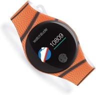 🏀 watchitude move2 waterproof fitness watch for kids & adults, basketball (orange) - activity, health, bluetooth, stopwatch, step, calorie, distance, sleep monitoring, color, rechargeable logo