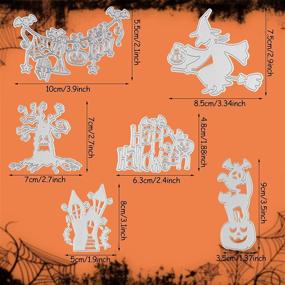 img 3 attached to Yiphates Halloween Pumpkins Embossing Scrapbooking