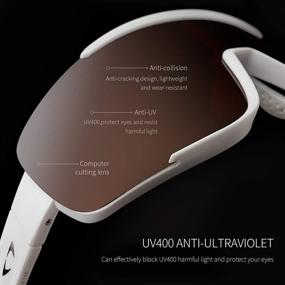 img 2 attached to 🕶️ AALK Men Women Polarized Sports Baseball Sunglasses Goggles for Cycling