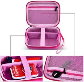 img 3 attached to 📸 Kids Camera Case for VTech KidiZoom Creator Cam HD Video Camera/ KidiZoom Creator Color Camera - Carrying Storage Organizer Box, Pink (Box Only) Suitable for Tripod and Other Accessories