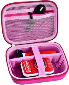 img 4 attached to 📸 Kids Camera Case for VTech KidiZoom Creator Cam HD Video Camera/ KidiZoom Creator Color Camera - Carrying Storage Organizer Box, Pink (Box Only) Suitable for Tripod and Other Accessories