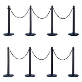 img 4 attached to 🚧 Enhanced Plastic Stanchion Barrier