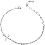sterling silver small cross pendant 🔷 necklace bracelet earrings - genuine s925 quality logo