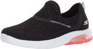 👟 skechers womens air 16097 sneaker black women's shoes - ultimate comfort and style logo