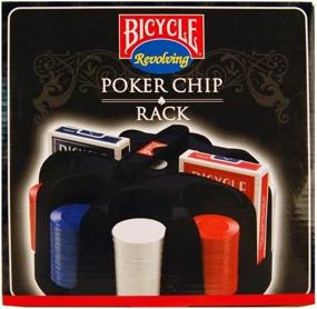 img 2 attached to Bicycle Poker Set with Carousel, 200 2-Gram Poker Chips, and 2 Decks of Bicycle Cards