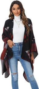 img 4 attached to 🧥 Viamulion Oversized Cardigan Sweater Women's Accessories: Blanket Scarves & Wraps