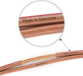 img 3 attached to 🔊 KabelDirekt – Pure Copper Stereo Audio Speaker Wire & Cable – Made in Germany – 14 AWG Gauge – 100 feet – Ideal for HiFi Speakers and Surround Sound Systems, Pure Copper, Polarity Markings Included