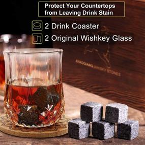 img 2 attached to Premium Whiskey Stones Gift Set for an Unforgettable Anniversary Celebration