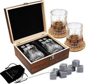 img 4 attached to Premium Whiskey Stones Gift Set for an Unforgettable Anniversary Celebration