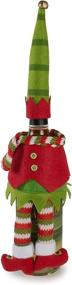 img 2 attached to DII Christmas Gift Set: Kitchen Collection with Wine Bottle Covers, Featuring Holiday Friends - 3 Piece Set