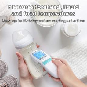 img 2 attached to 🌡️ Motorola Care 3-in-1 Non-Contact Baby Forehead Thermometer - Quick & Accurate Reading, Handheld Clinical Device for Kids & Adults - No Touch, Large Display (White)