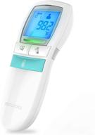 🌡️ motorola care 3-in-1 non-contact baby forehead thermometer - quick & accurate reading, handheld clinical device for kids & adults - no touch, large display (white) logo