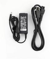 dell inspiron la45nm140 ha45nm140 laptop charger 45w power supply +cord logo