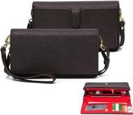👜 stylish crossbody wristlet handbags with interior wallet for women logo