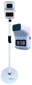 img 3 attached to 🌡️ SkinDfense K3 Touchless Temperature Measurement System - Wall Mounted Infrared Digital Forehead Scanner for Adults & Children - Non-Contact Temperature Detection Machine