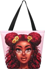 img 4 attached to African American Handbags Business Shopping Women's Handbags & Wallets for Shoulder Bags