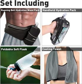 img 3 attached to JoyPlus 4 Pack Running Hydration Belt