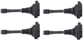 img 4 attached to 🔥 DRIVESTAR Ignition Coils for Nissan Altima Cube Sentra Rogue Select NV200 Pathfinder 1.8L 2.0L 2.5L Infiniti FX50 M56 QX60 2.5L 5.0L 5.6L C1696 5C1753 UF549, Pack of 4" - optimized product name: "DRIVESTAR Ignition Coils for Nissan Altima Cube Sentra Rogue Select NV200 Pathfinder 1.8L 2.0L 2.5L Infiniti FX50 M56 QX60 2.5L 5.0L 5.6L - C1696 5C1753 UF549 (Pack of 4)