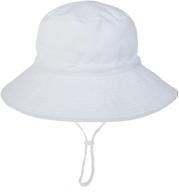 👒 protective upf 50+ sun hat with adjustable chin-strap for baby boys and girls - ideal for summer beach, safari and fishing adventures logo