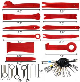 img 3 attached to 🛠️ Complete Car Trim Removal Tool Set with Terminal Removal Tools and Storage Bag - HYDDNice 31pcs Car Panel Removal Tools Kit