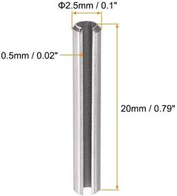 img 2 attached to Uxcell Slotted Spring Pin Stainless