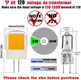 img 3 attached to Enhanced Landscape Lighting: Dimmable Shorter Halogen Equivalent Solution