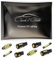 enhance your 2015+ gmc canyon interior with check it auto led light kit - 15 piece reverse package! logo