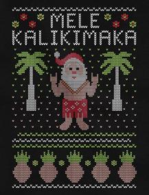img 3 attached to Kalikimaka Hawaiian Christmas Sleeve T Shirt
