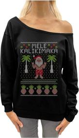 img 4 attached to Kalikimaka Hawaiian Christmas Sleeve T Shirt