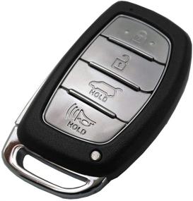 img 1 attached to 🔑 Замена ключа Hyundai Sonata Tucson Elantra Keyless Entry Key Fob Shell Cover - Совместимый корпус для ключа