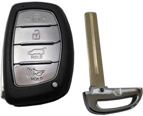 img 2 attached to 🔑 Замена ключа Hyundai Sonata Tucson Elantra Keyless Entry Key Fob Shell Cover - Совместимый корпус для ключа