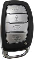 🔑 hyundai sonata tucson elantra replacement keyless entry key fob shell cover - compatible fob case logo
