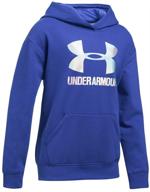 🏻 одежда для активных девочек: флисовая толстовка under armour threadborne логотип