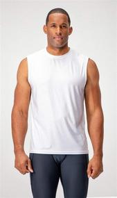 img 3 attached to 👕 Stylish and Functional: DEVOPS Cool Chain Sleeveless Medium Men's Workout Clothing