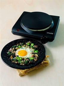 img 1 attached to 🔥 Imusa USA GAU-80315 Single Electric Hot Plate: Efficient and Stylish in Black