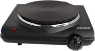 🔥 imusa usa gau-80315 single electric hot plate: efficient and stylish in black логотип