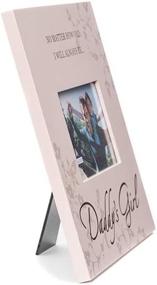 img 2 attached to Malden International Designs Daddy's Girl Storyboard 👨 Wood Picture Frame, 4x6, Brown - Cherish Your Memories