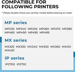 img 3 attached to 🐧 Remanufactured Printer Ink Cartridge Replacement Combo Pack for Canon Pg-210XL Cl-211XL 210 211 XL Used with PIXMA MP240 MP250 MP280 MP480 MP490 MP495 MX330 MX340 MX420 IP2700 - Penguin (1 Black, 1 Color)