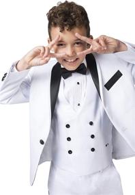 img 3 attached to 🎩 Pierre Cardin Classic Tuxedo Jacket for Boys: Elegant Formalwear at its Finest