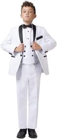 img 4 attached to 🎩 Pierre Cardin Classic Tuxedo Jacket for Boys: Elegant Formalwear at its Finest