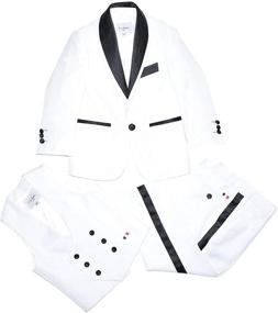 img 2 attached to 🎩 Pierre Cardin Classic Tuxedo Jacket for Boys: Elegant Formalwear at its Finest